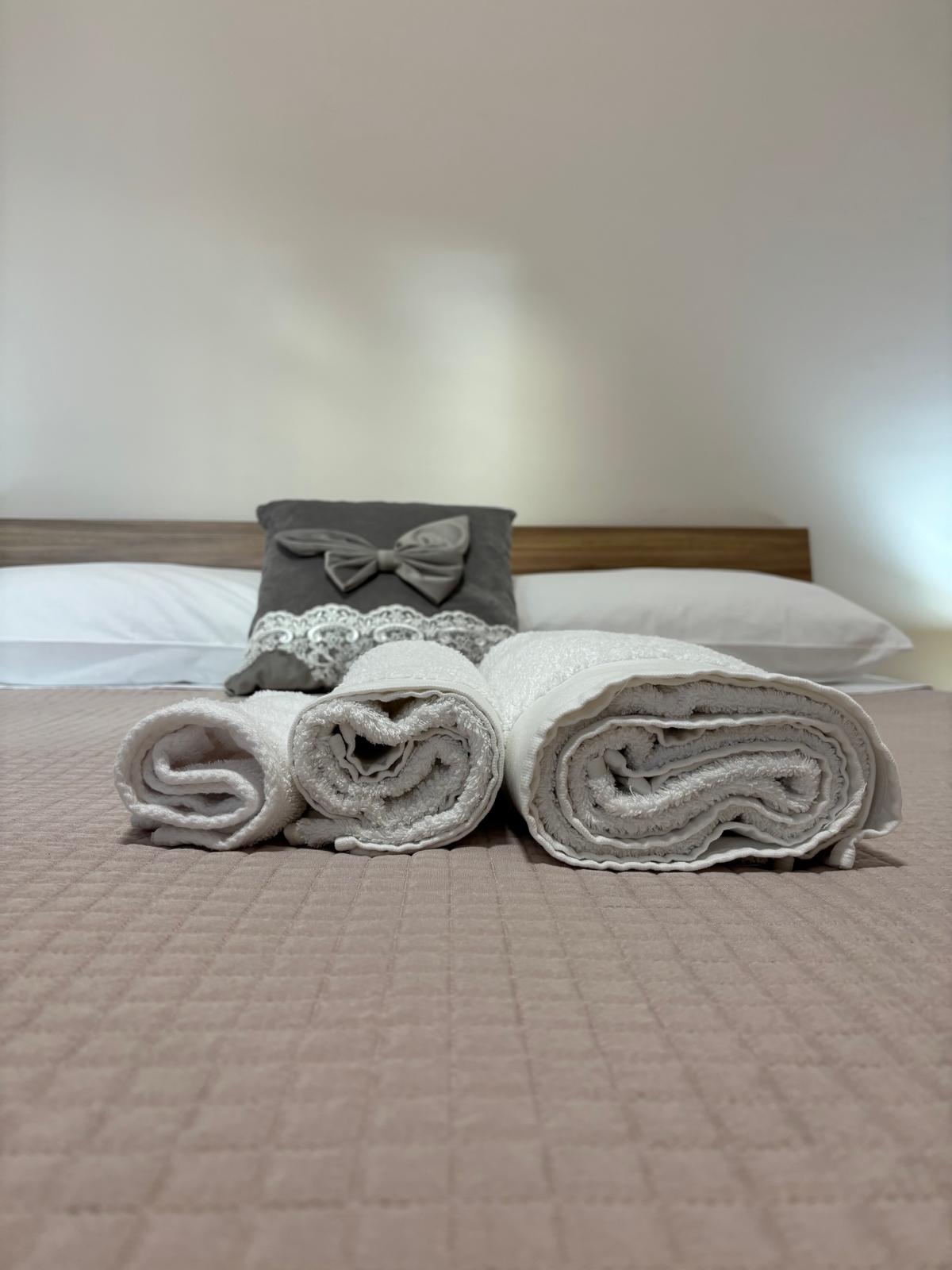 Dettaglio biancheria del bilocale