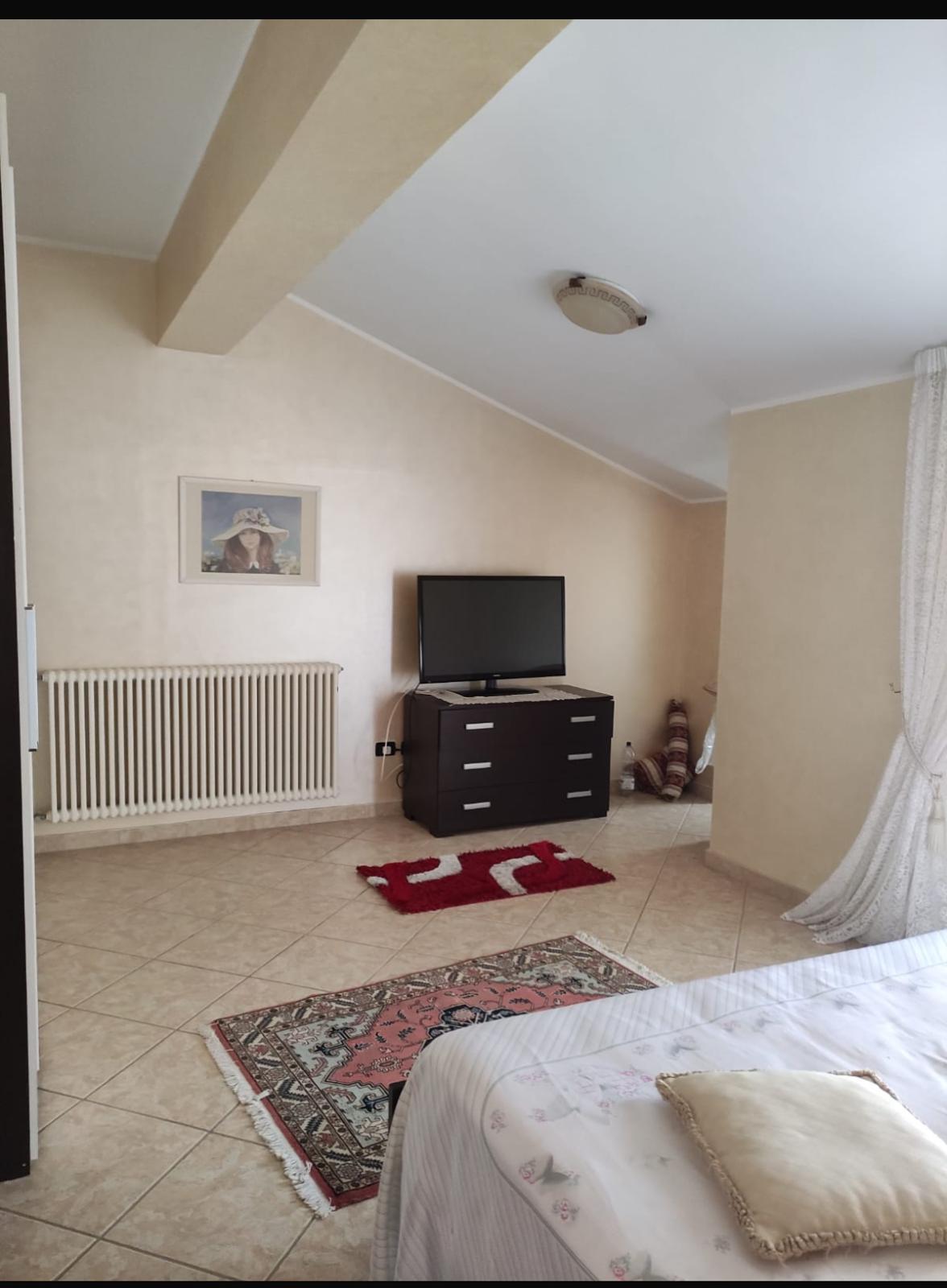 Dettaglio camera della casa in collina